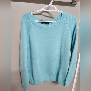 Womens NoraCora Large Teal sweater cute